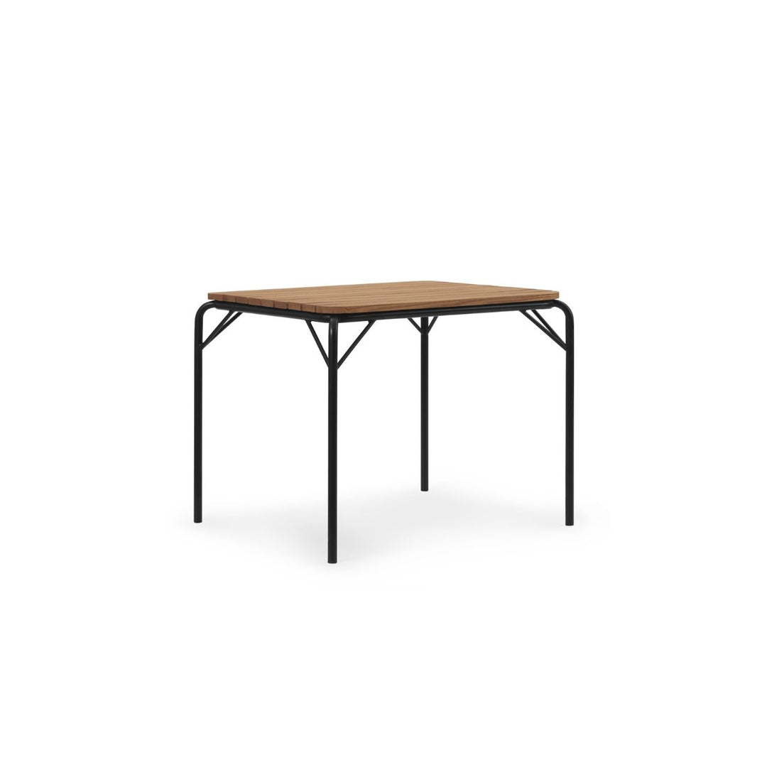 Normann Copenhagen Vig Havebord 90x90, Træ/Sort