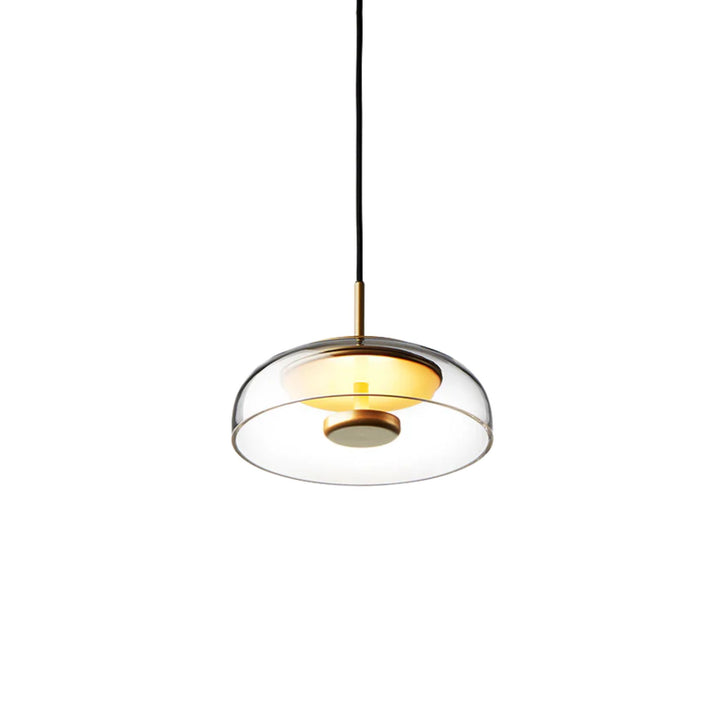 Nuura Blossi 1 Pendelleuchte, Nordic Gold / Clear