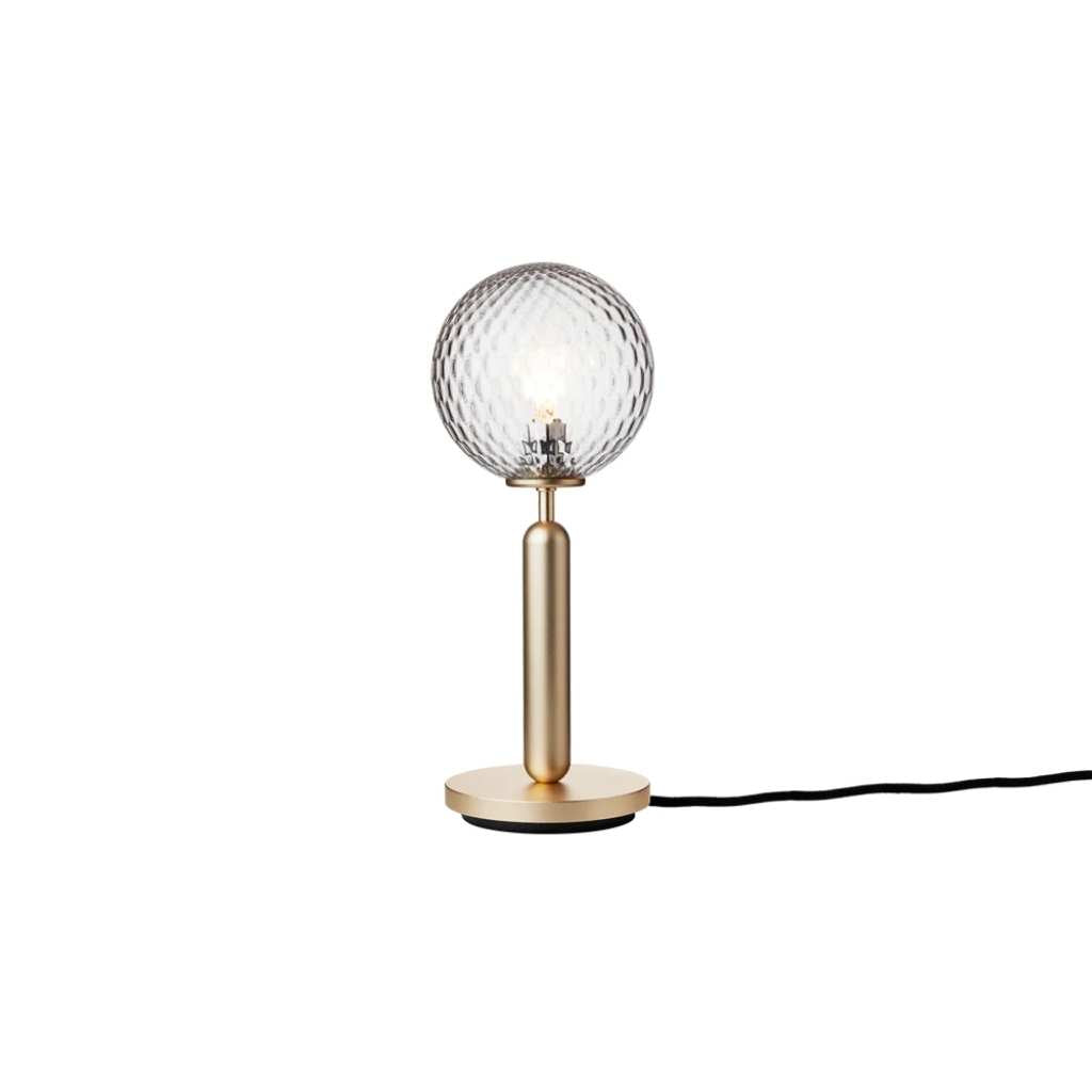 Nuura Miira Table Bordlampe, Brass / Optic clear