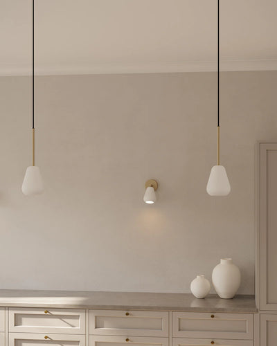 Nuura Anoli Pendel, Nordic gold / Hvid