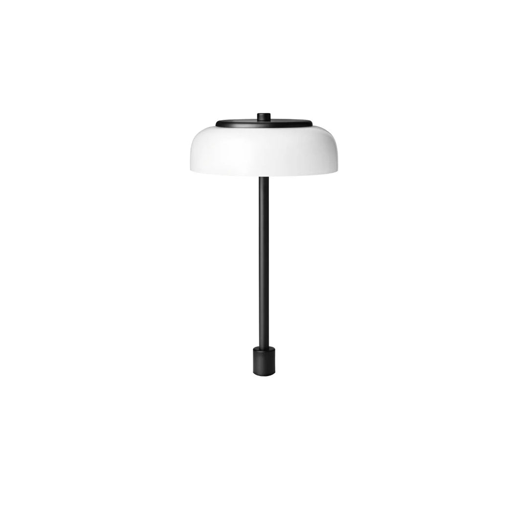 Nuura Blossi In-set Bordlampe Small, Sort / Opal