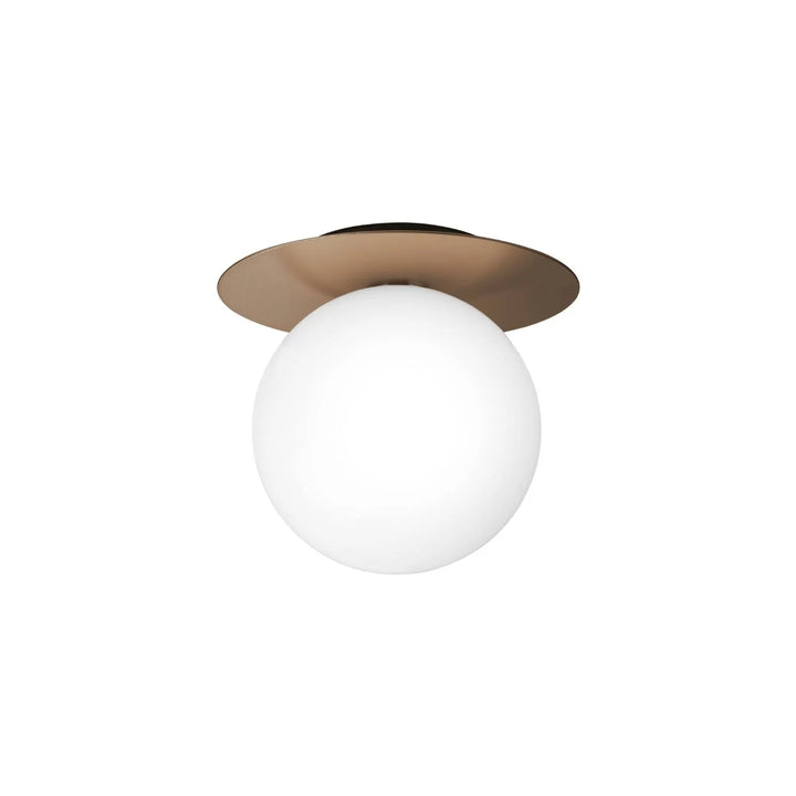 Nuura Liila 1 Large Væg / Loftlampe, Mørk bronze / Opal