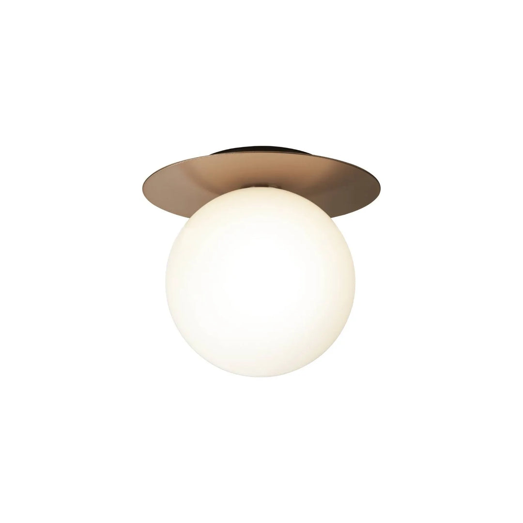 Nuura Liila 1 Large Væg / Loftlampe, Mørk bronze / Opal