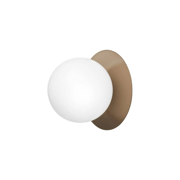 Nuura Liila 1 Large Væg / Loftlampe, Mørk bronze / Opal