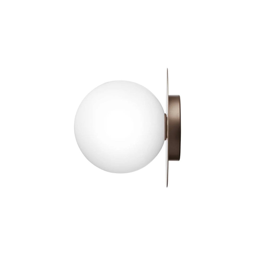 Nuura Liila 1 Large Væg / Loftlampe, Mørk bronze / Opal