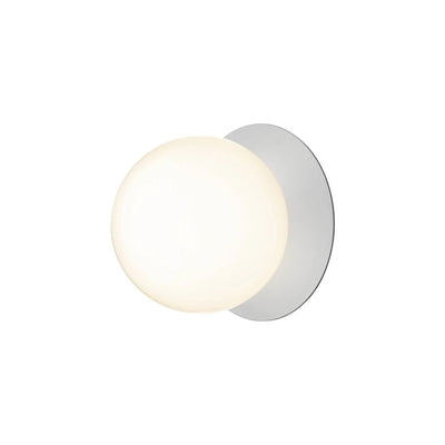 Nuura Liila 1 Large Væg / Loftlampe, Light silver / Opal