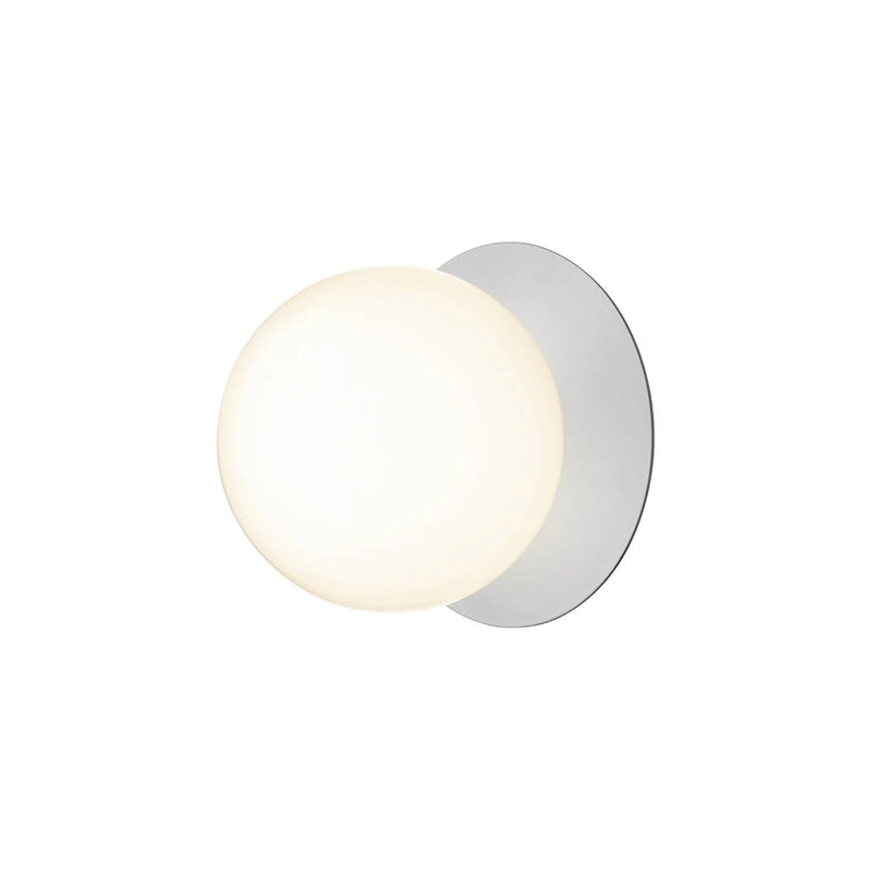 Nuura Liila 1 Large Væg / Loftlampe, Light silver / Opal