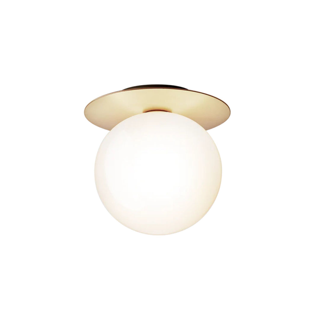 Nuura Liila 1 Large Væg / Loftlampe, Nordic gold / Opal
