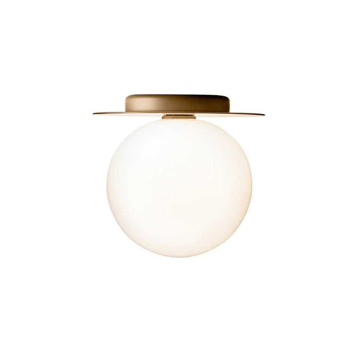 Nuura Liila 1 Large Væg / Loftlampe, Nordic gold / Opal