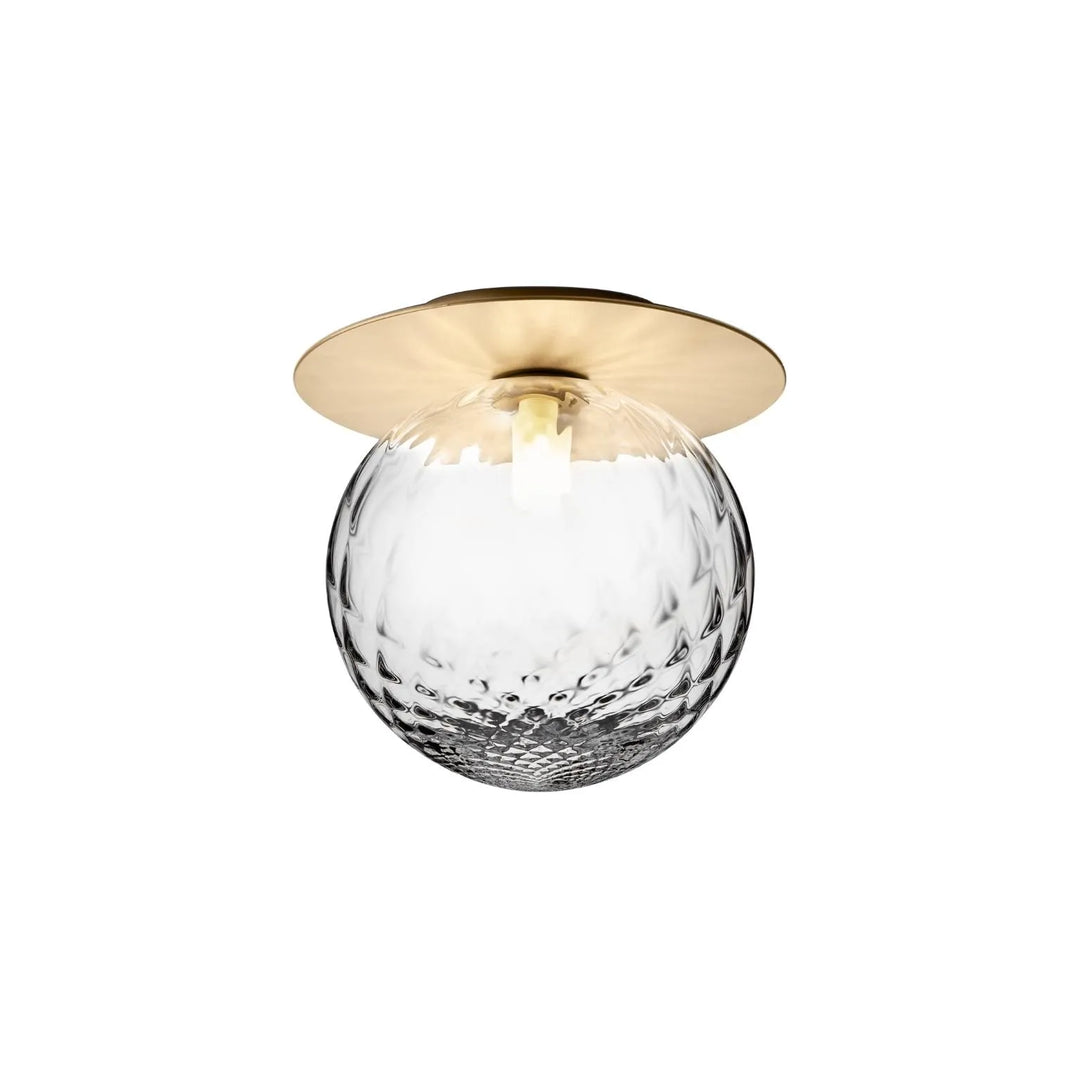 Nuura Liila 1 Large Væg / Loftlampe, Nordic gold / Optic clear