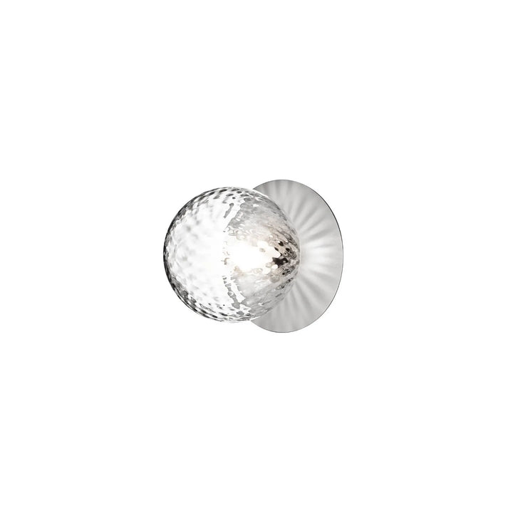 Nuura Liila 1 Medium Wand-/Deckenleuchte, Hellgrau/Optisch klar