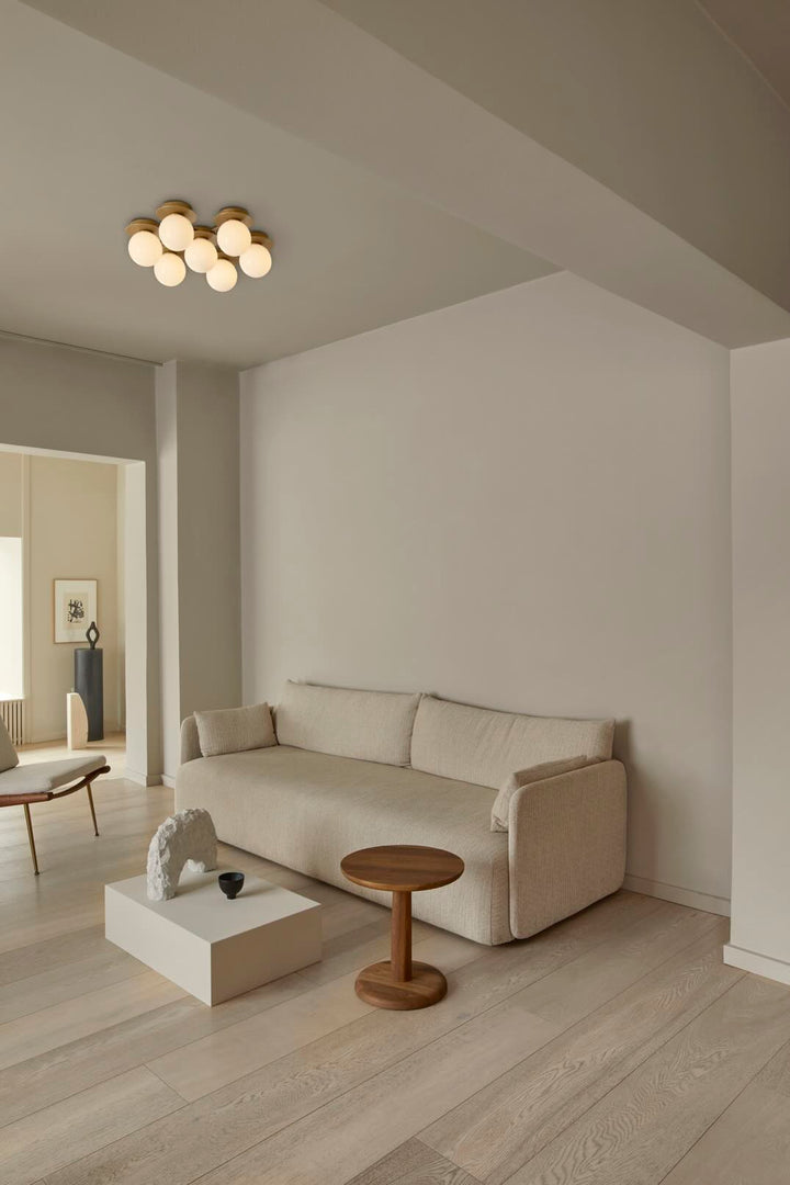 Nuura Liila 12 Væg / Loftslampe, Nordic gold / Opal