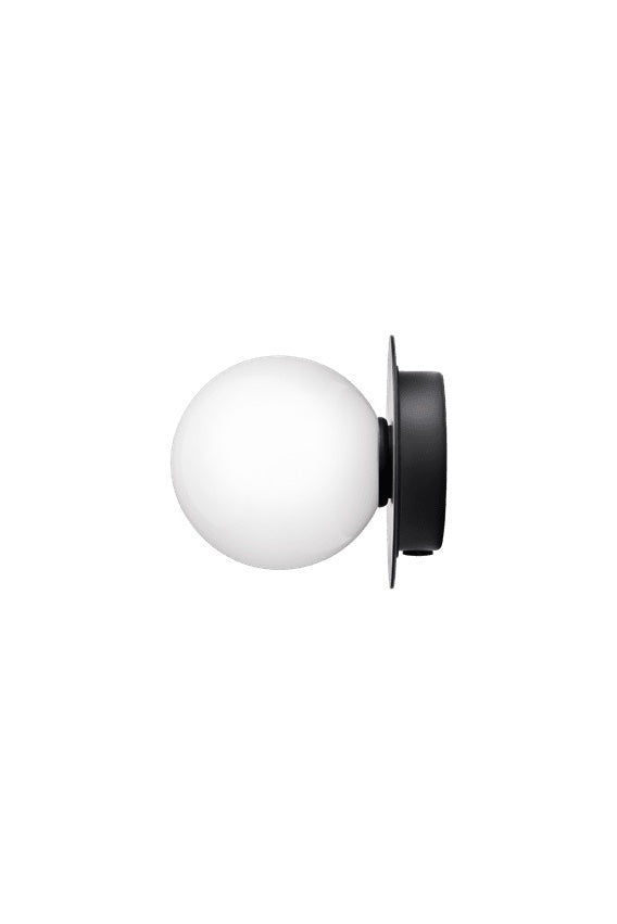 Nuura Liila 1 Small Væg / Loftlampe, Sort / Opal