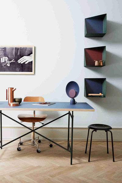 Egon Eiermann Bord, 120x80 cm, Sort / Sort