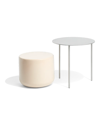 Møbel Copenhagen PAIR Table Medium, Metal Sidebord - Light Ivory