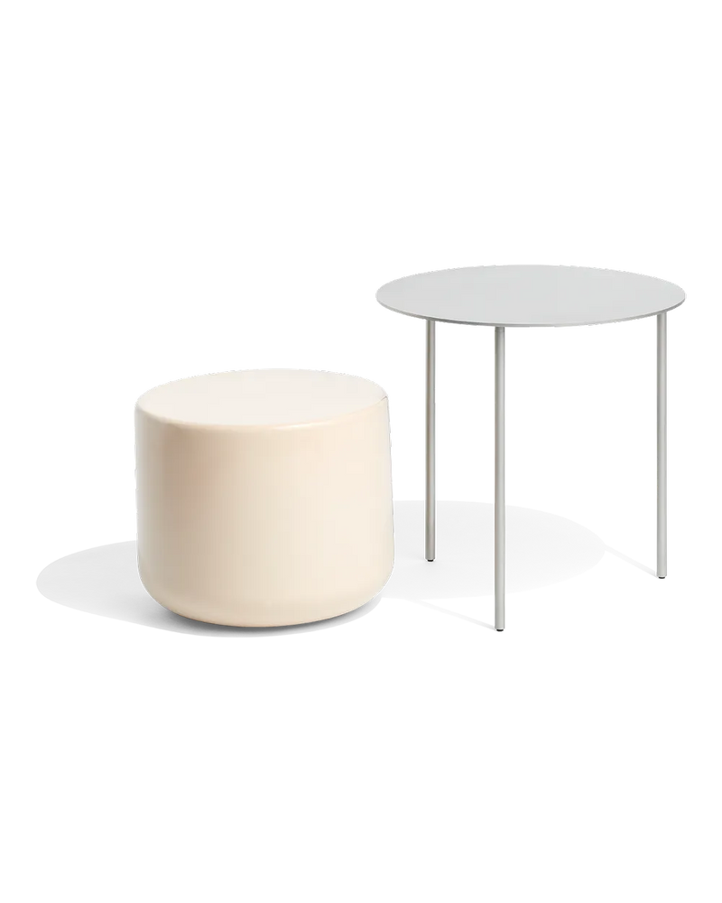 Møbel Copenhagen PAIR Table Medium, Metal Sidebord - Light Ivory