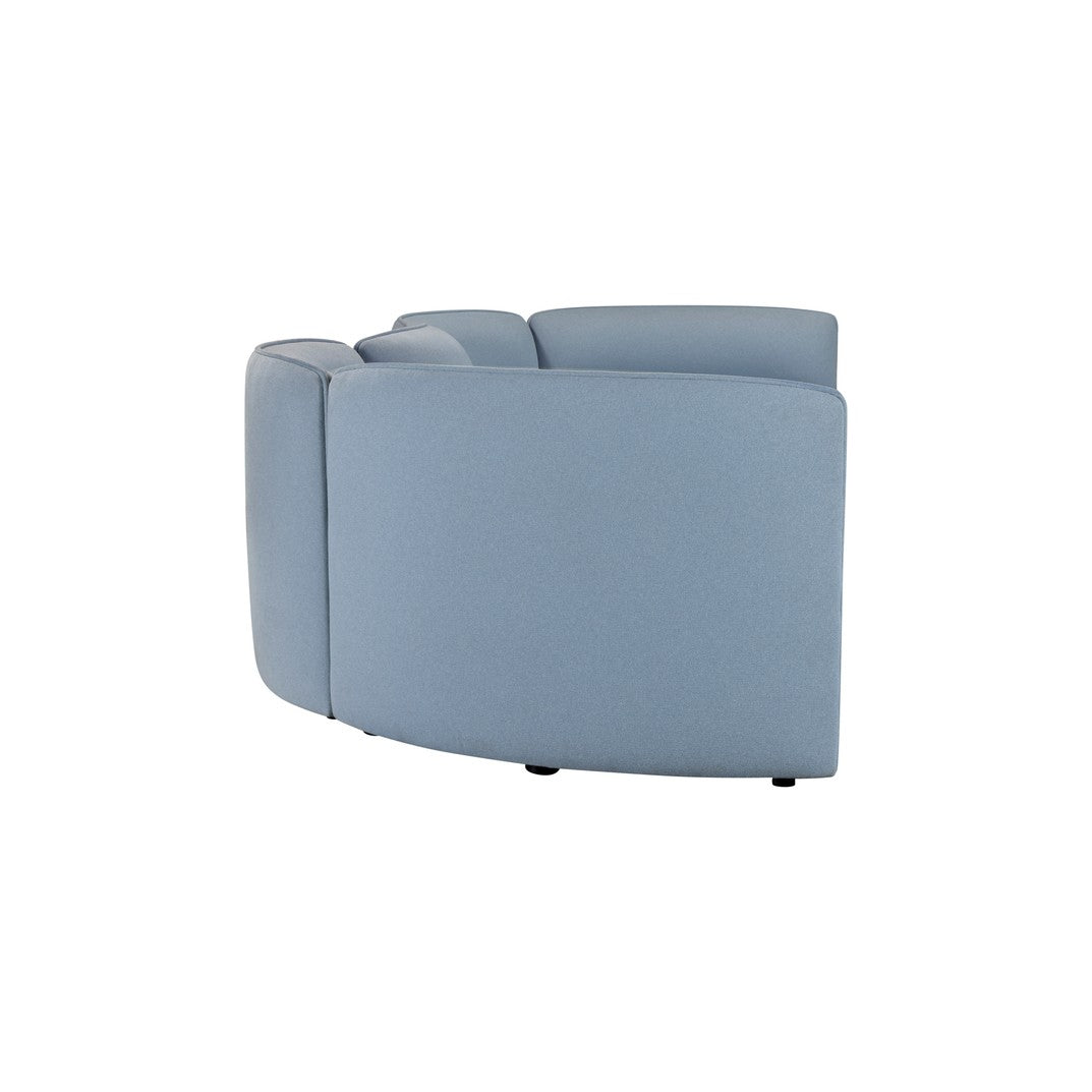 Wendelbo Panorama Dine Modul Sofa, Lyseblå (Cyber col. 2401)