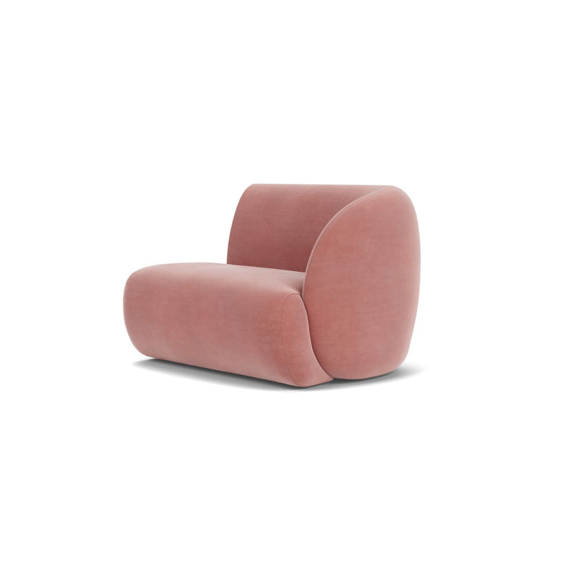 Paula Modulsofa - Velour Lux Vintage Rosa