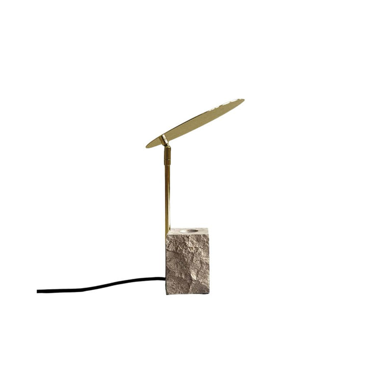 101 Copenhagen Reflect Table Lamp, Limestone / Messing