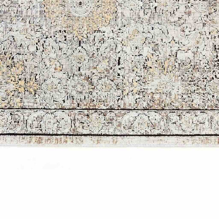 Rezas Abstract Gulvtæppe 160 x 230, Dark Grey Brown