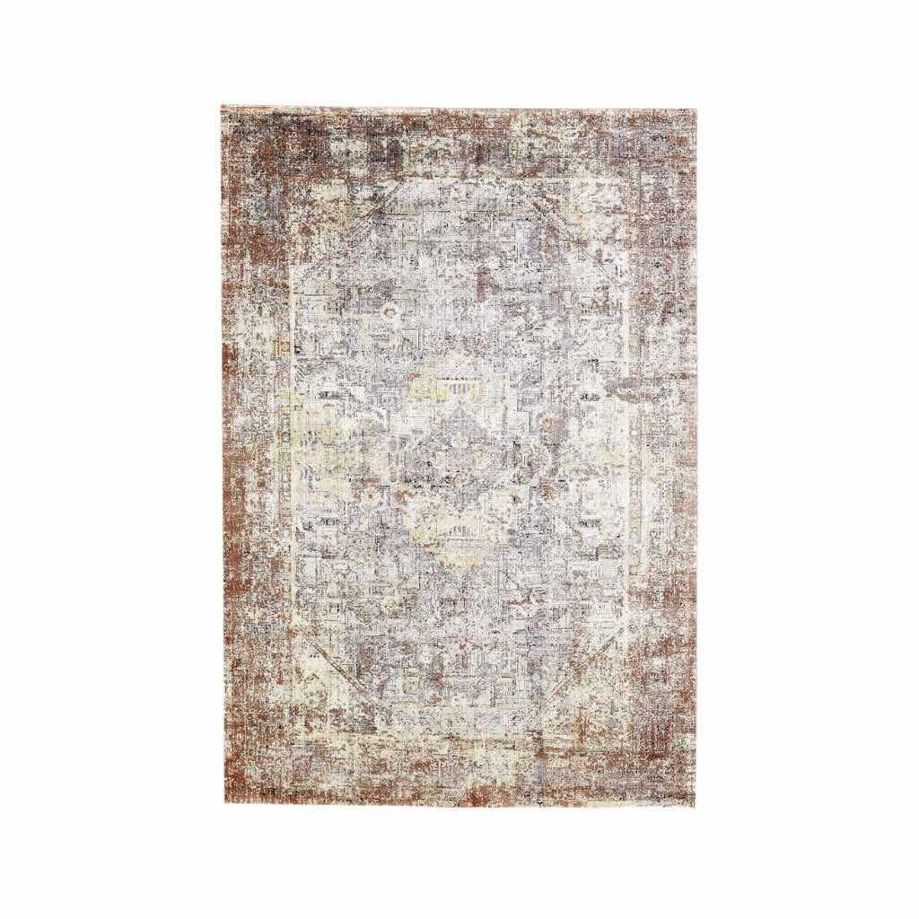 Rezas Abstract Gulvtæppe 160 x 230, Dark Grey Brown