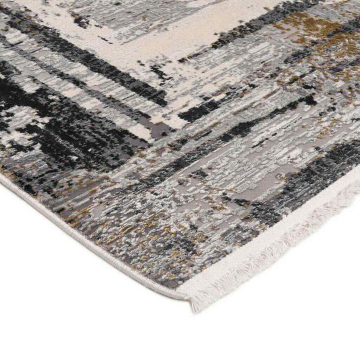 Rezas Abstract Teppich 160 x 230, Graubraun