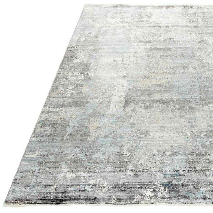 Rezas Abstract Gulvtæppe 200 x 300, Blue Grey