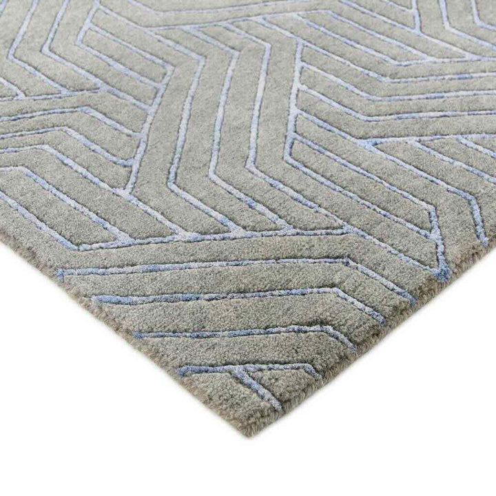Rezas Companion Gulvtæppe 250 x 300, Grey Light Blue