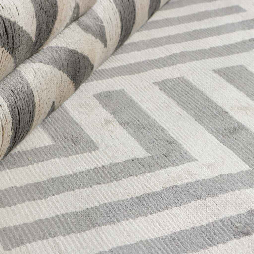 Rezas Cosmou Gulvtæppe 140 x 200, Avenue Black Beige