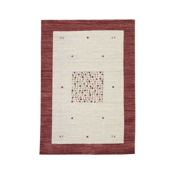 Rezas Everyday Gabbeh Gulvtæppe 170 x 240, Red White