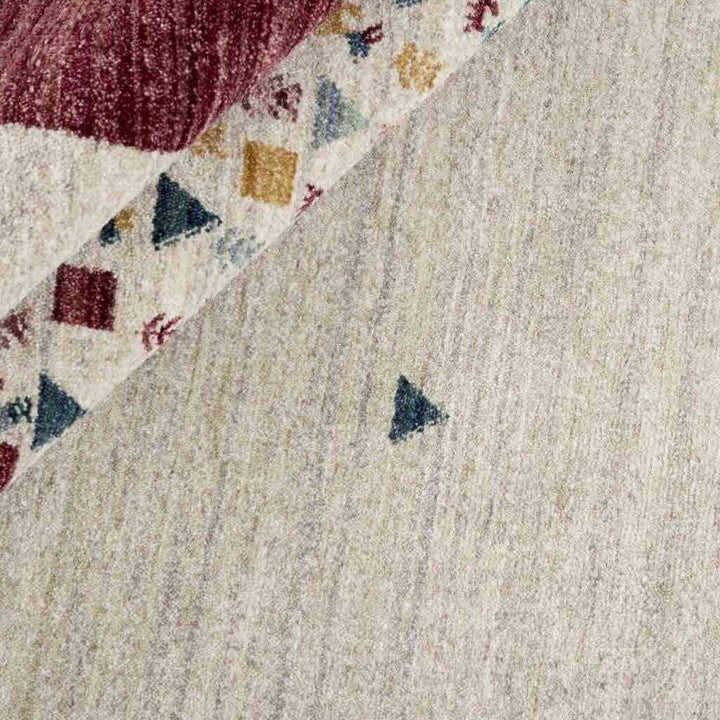 Rezas Everyday Gabbeh Gulvtæppe 170 x 240, Red White