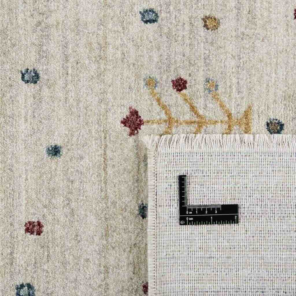 Rezas Everyday Gabbeh Gulvtæppe 200 x 290, White Blue