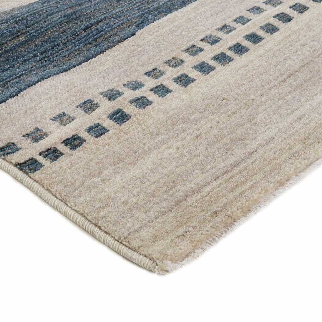 Rezas Everyday Gabbeh Gulvtæppe 170 x 240, Blue White