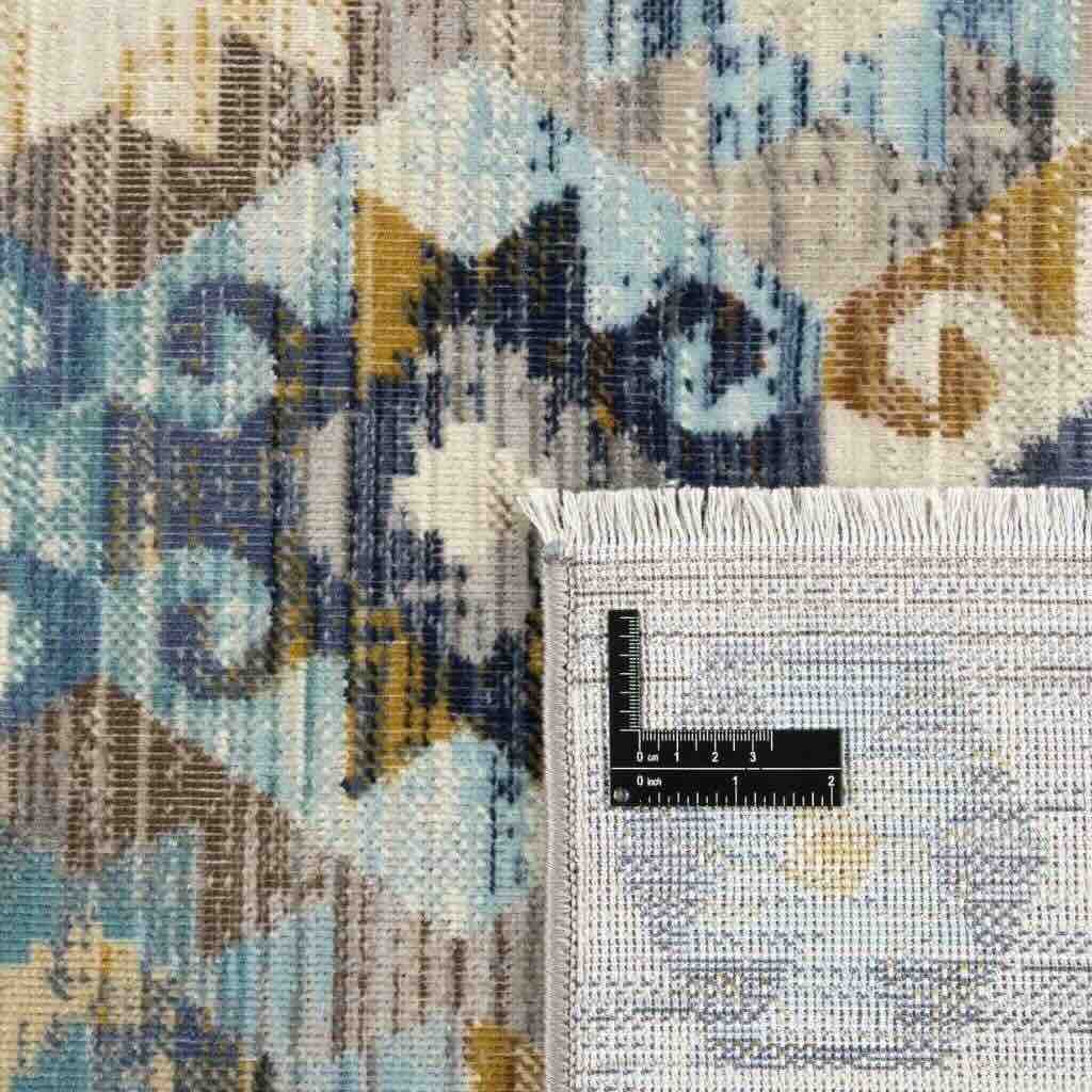 Rezas Everyday Kelim 1 Gulvtæppe 300 x 400, Brown Blue