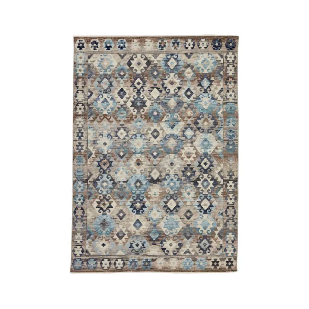 Rezas Everyday Kelim 2 Rug 240 x 340 cm, Brown Blue