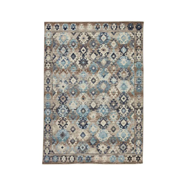 Rezas Everyday Kelim 2 Rug 300 x 400 cm, Brown Blue