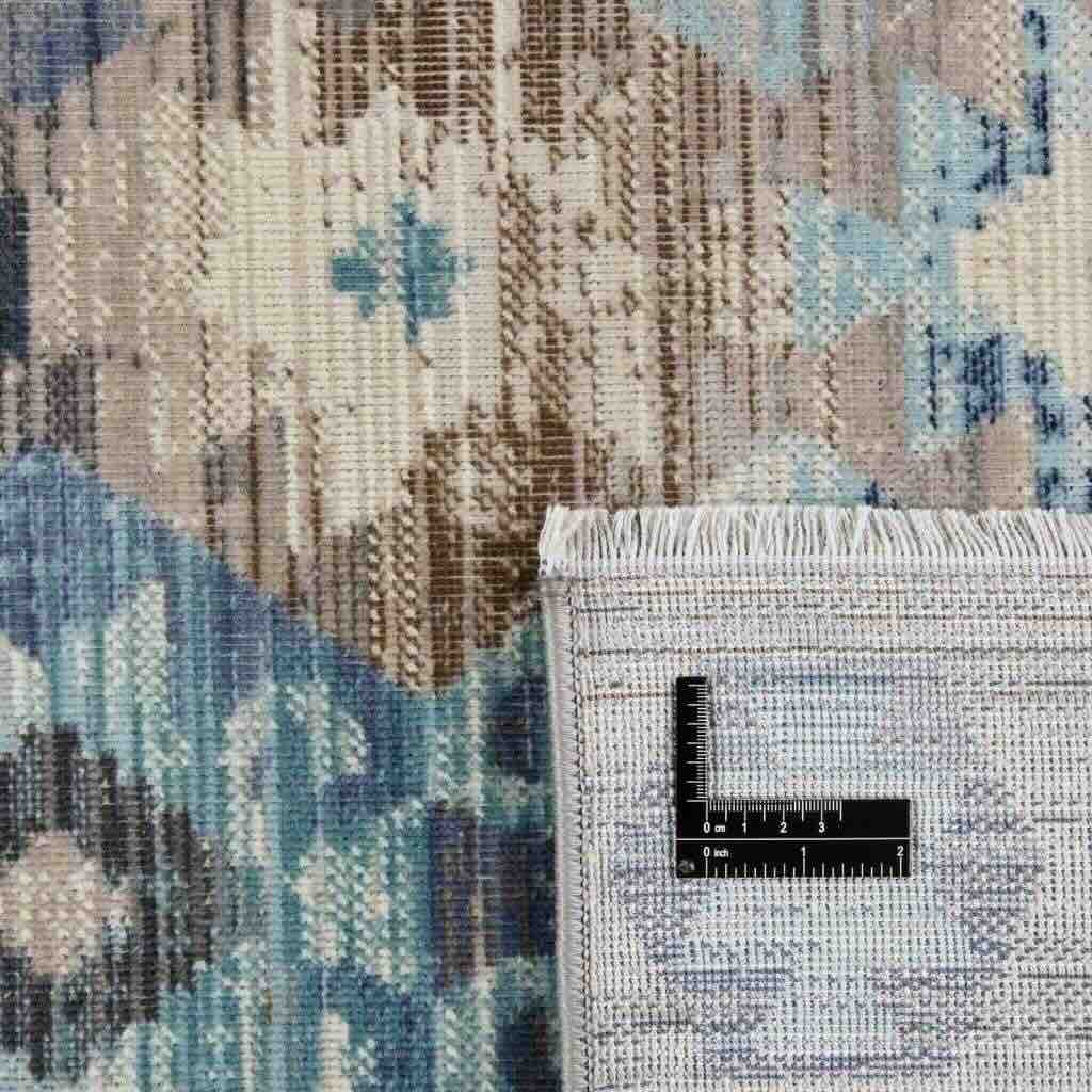 Rezas Everyday Kelim 2 Rug 300 x 400 cm, Brown Blue