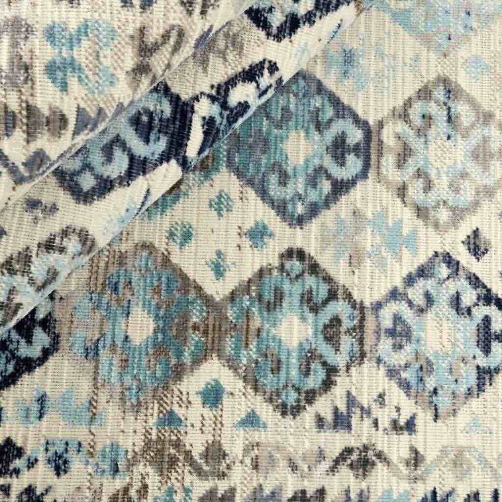 Rezas Everyday Kelim 5 Gulvtæppe 300 x 400, Blue White
