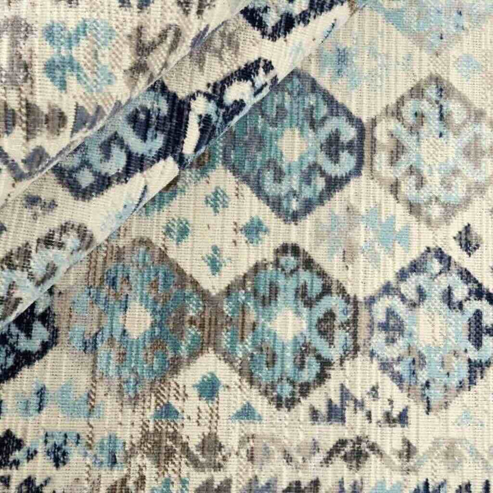 Rezas Everyday Kelim 5 Gulvtæppe 300 x 400, Blue White
