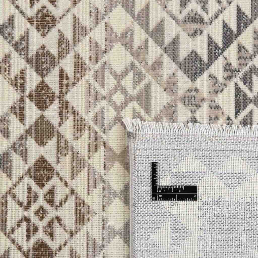 Rezas Everyday Kelim 9 Teppich 300 x 400, Beige