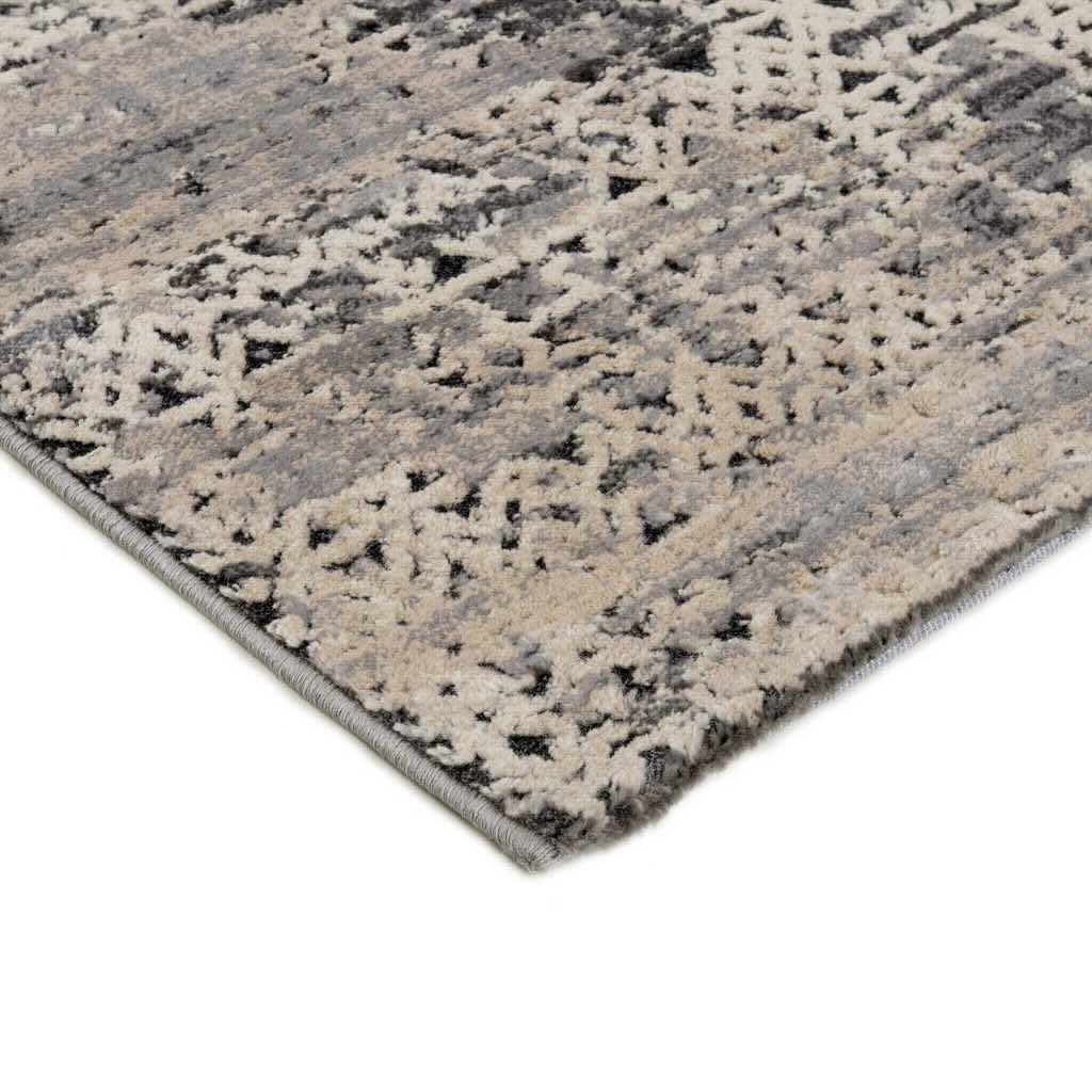 Rezas Everyday Noble 3 Gulvtæppe 250 x 350, Grey White