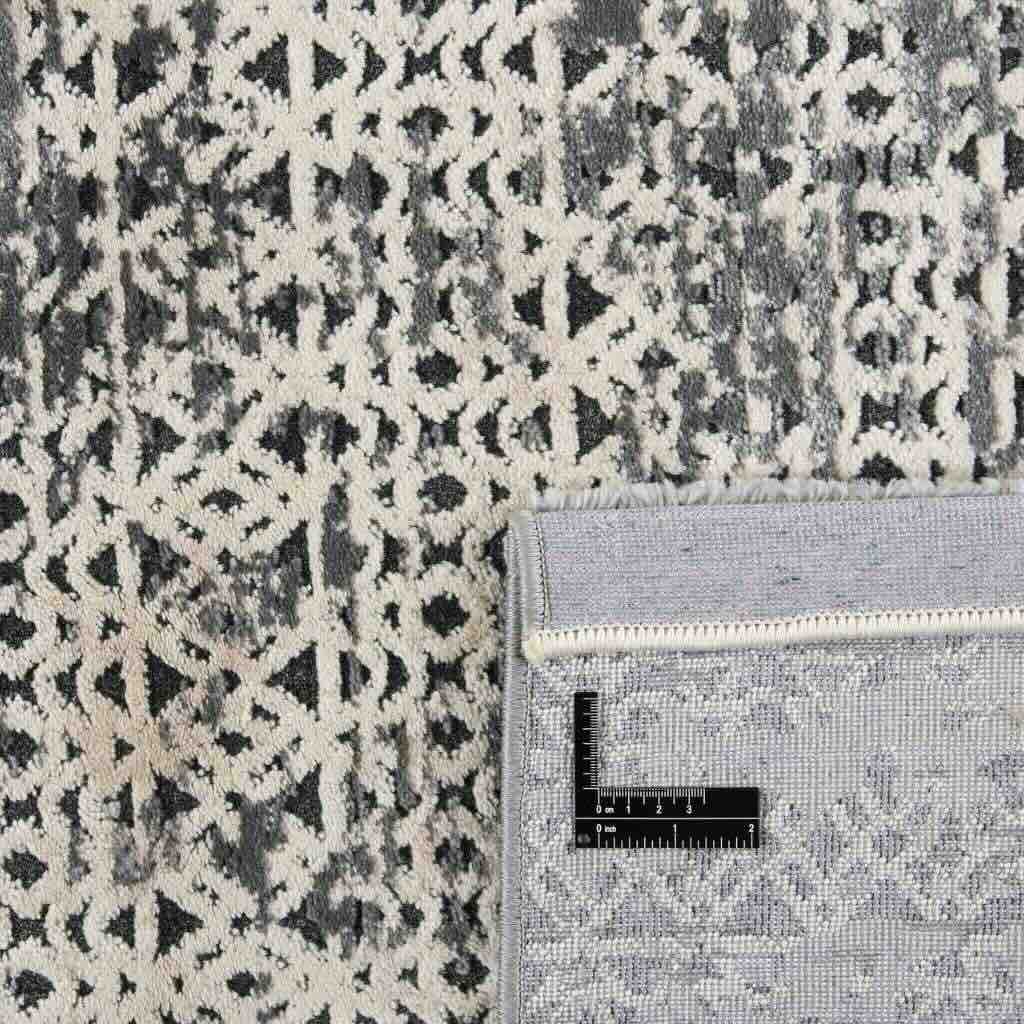 Rezas Everyday Noble 3 Gulvtæppe 250 x 350, Grey White