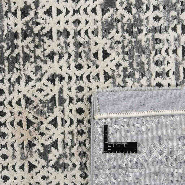 Rezas Everyday Noble 3 Gulvtæppe 250 x 350, Grey White