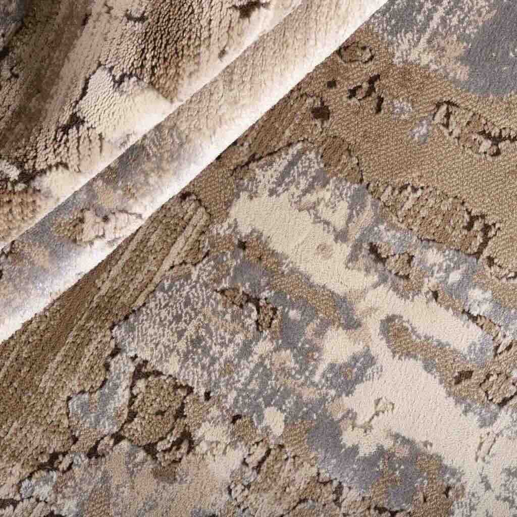 Rezas Everyday Noble 4 Gulvtæppe 250 x 350, Beige Grey