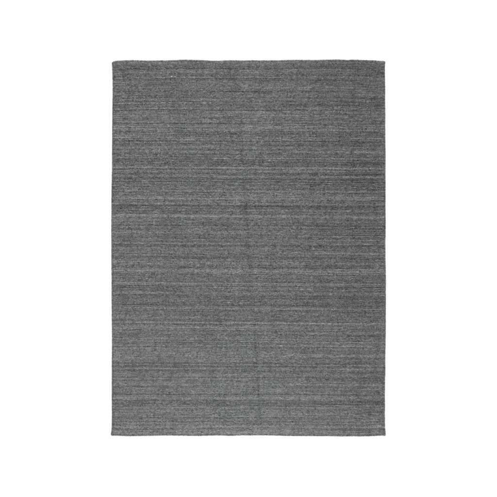 Rezas Nouveau Plain Gulvtæppe 250 x 350, Dark Grey