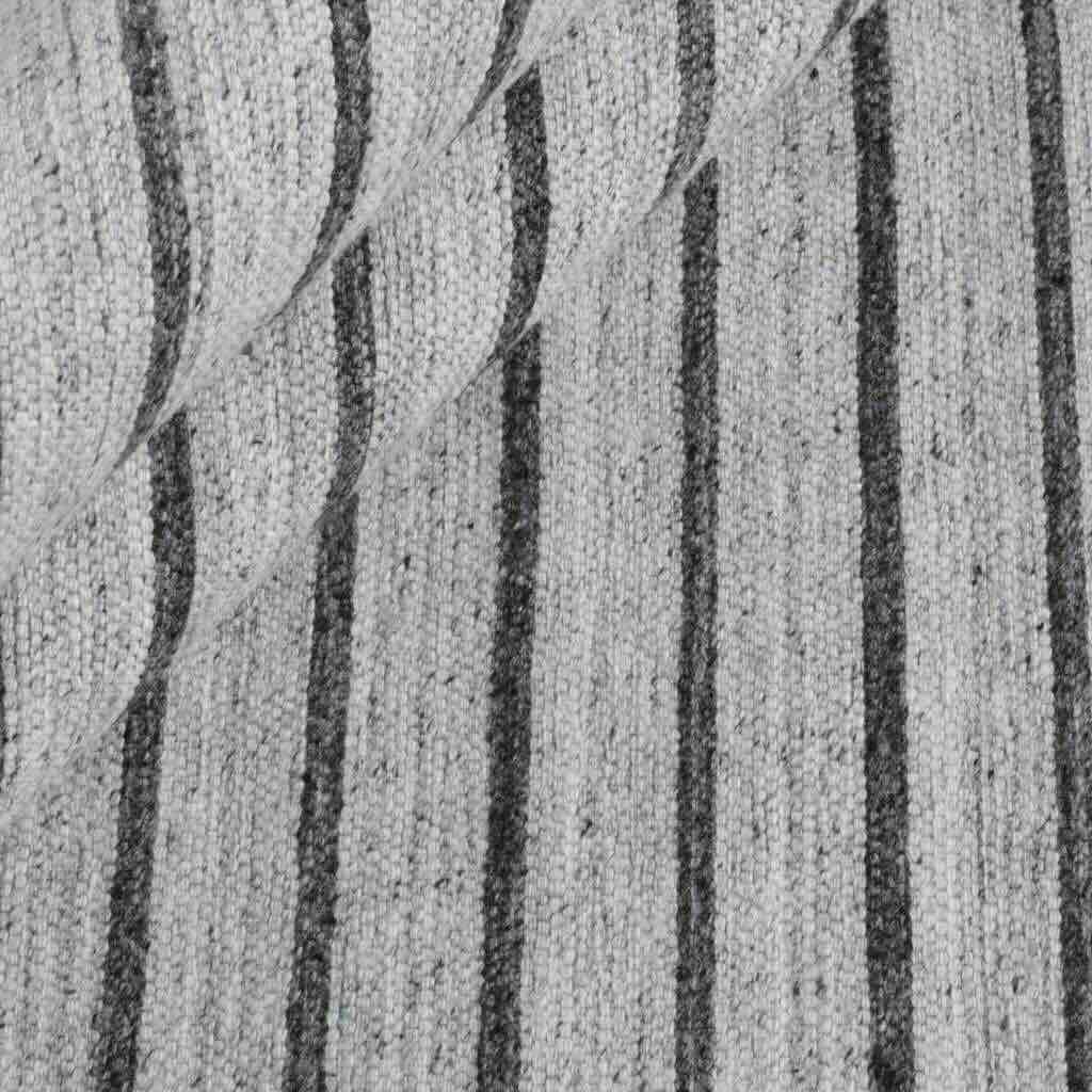 Rezas Nouveau Stripes Gulvtæppe 250 x 350, Silver Dark Grey