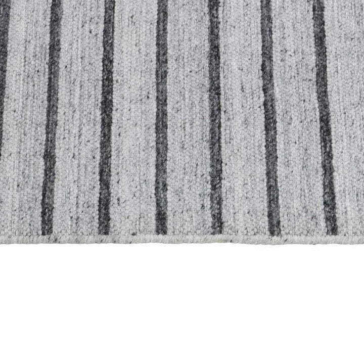 Rezas Nouveau Stripes Gulvtæppe 250 x 350, Silver Dark Grey