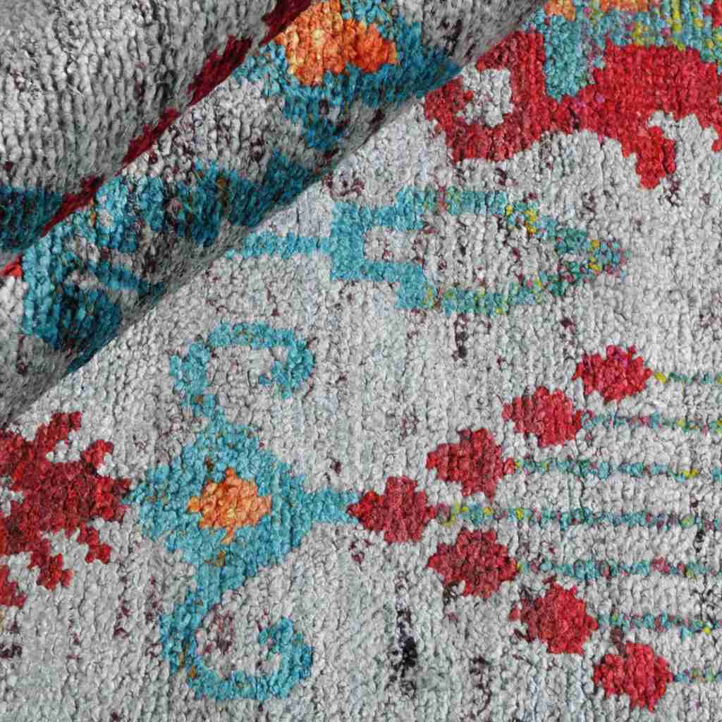 Rezas Sari Silk Gulvtæppe 200 x 300, Multicolour 180423