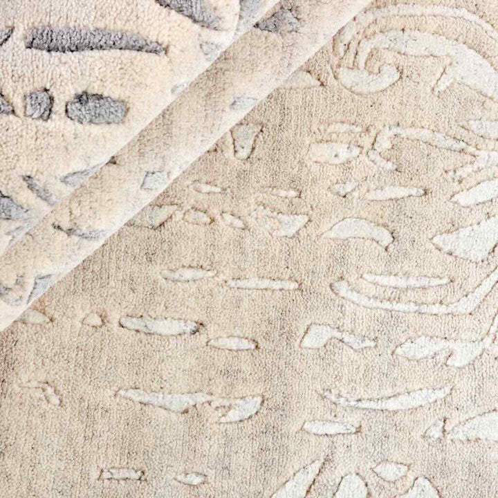 Rezas Shangri La Gulvtæppe 140 x 200, Rococo Beige