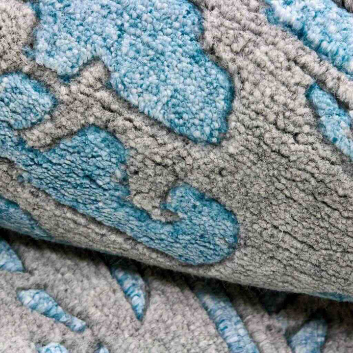 Rezas Shangri La Gulvtæppe 250 x 300, Aqua Azul Beige Blue